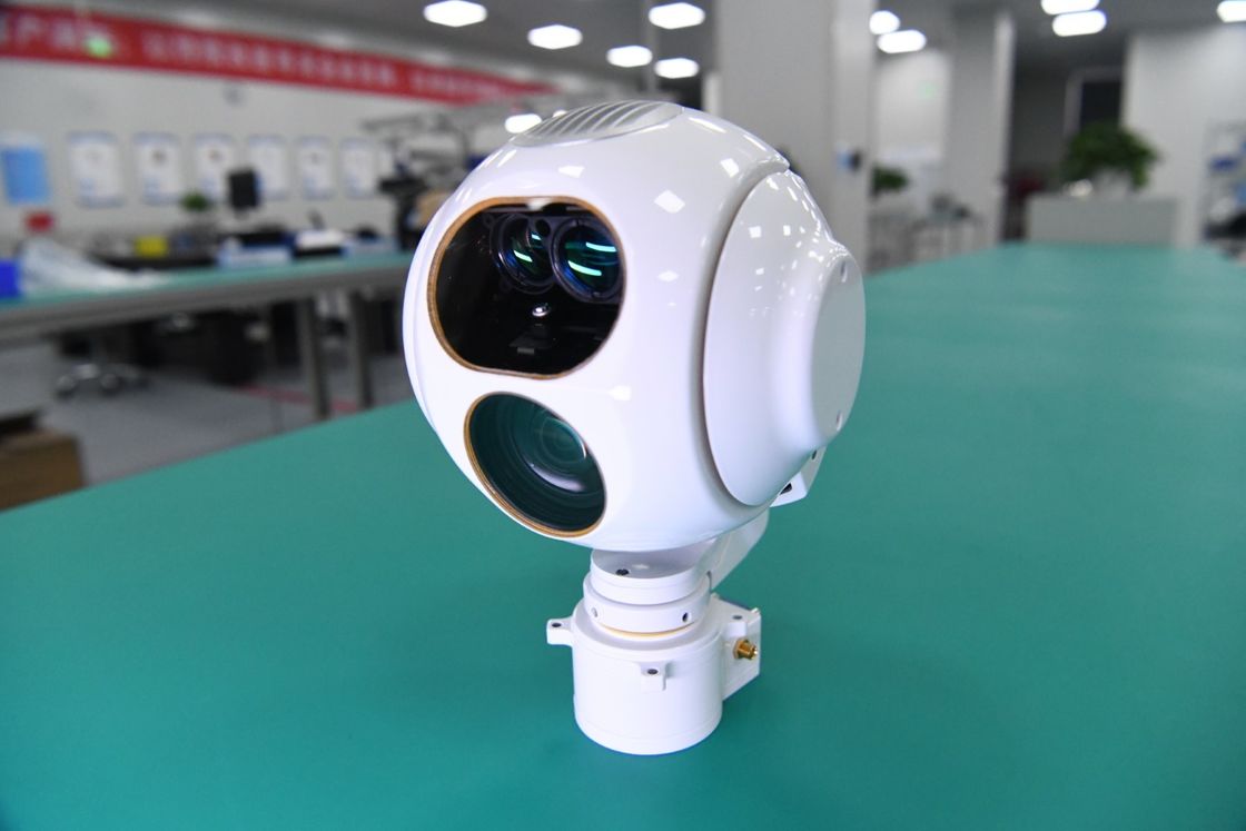세개 주축 EO 센서와 레이저 거리측정기 전계 광학상 UAV 짐벌 카메라 12V